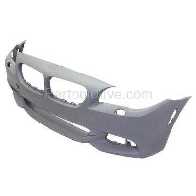 Aftermarket Replacement - BUC-1155FC CAPA 11-14 5-Series Front Bumper Cover Assy w/ M Package BM1000254 51118048670 - Image 2
