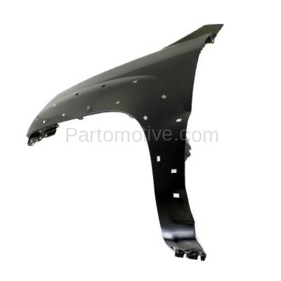 Aftermarket Replacement - FDR-1717LC CAPA 2005-2010 Kia Sportage EX (2.7 Liter Engine) (Models with Luxury Package) Front Fender Quarter Panel Primed Steel Left Driver Side - Image 3