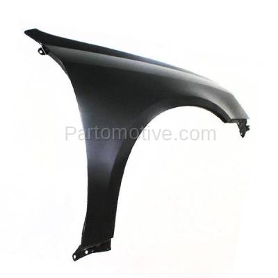 Aftermarket Replacement - FDR-1432RC CAPA 2005-2007 Subaru Legacy (2.5 Liter H4 Engine) Front Fender Quarter Panel (without Molding Holes) Primed Steel Right Passenger Side - Image 3