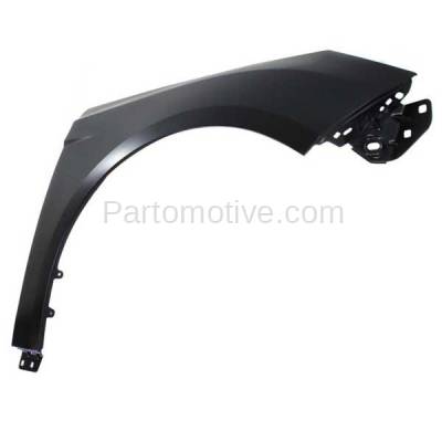 Aftermarket Replacement - FDR-1322RC CAPA 2012-2018 Ford Focus (1.0L & 2.0L & 2.3L & Electric) Front Fender Quarter Panel (without Molding Holes) Primed Right Passenger Side - Image 2