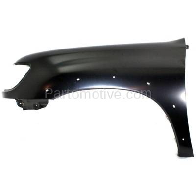 Aftermarket Replacement - FDR-1787LC CAPA 2000-2006 Toyota Tundra Pickup Truck (excluding Double Crew Cab) Front Fender (with Flare Holes) Primed Steel Left Driver Side - Image 1