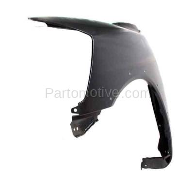 Aftermarket Replacement - FDR-1758L 2008-2015 Nissan Titan Pickup Truck USA Built (with Sport Appearance Package) Front Fender (with Flare Holes) Primed Steel Left Driver Side - Image 2