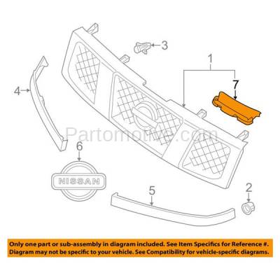 Aftermarket Replacement - RSP-1599R 2004-2015 Nissan Armada & Titan Pickup Truck (5.6 Liter V8 Engine) Front Radiator Support Grille Air Deflector Plastic Right Passenger Side - Image 3