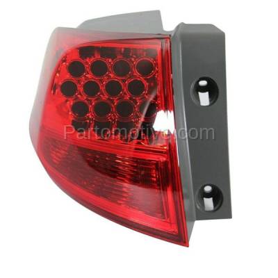 Aftermarket Auto Parts - TLT-1639LC CAPA 07-12 Acura MDX Taillight Taillamp Rear Brake Light Lamp Driver Side LH NEW - Image 2