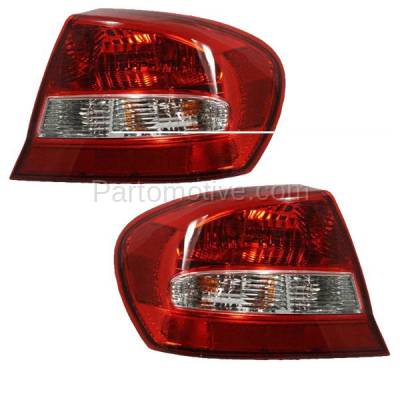 Aftermarket Replacement - TLT-1343L & TLT-1343R 03-05 Sebring Coupe Taillight Taillamp Brake Light Lamp Left Right Side Set PAIR - Image 2