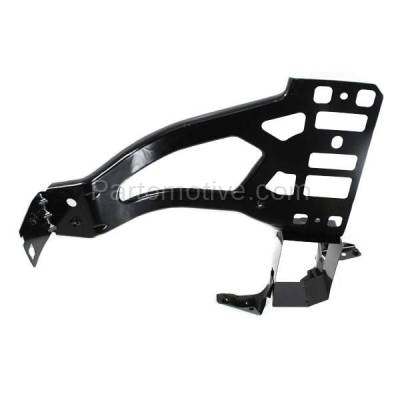 Aftermarket Replacement - RSP-1044R 2004-2010 BMW 5-Series (Sedan & Wagon 4-Door) Front Radiator Support Core Bracket Panel Primed Made of Steel Right Passenger Side - Image 2
