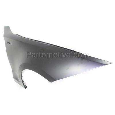 Aftermarket Replacement - FDR-1000R 2008-2013 BMW 1-Series (Convertible & Coupe) Front Fender Quarter Panel (without Molding Holes) Primed Steel Right Passenger Side - Image 2