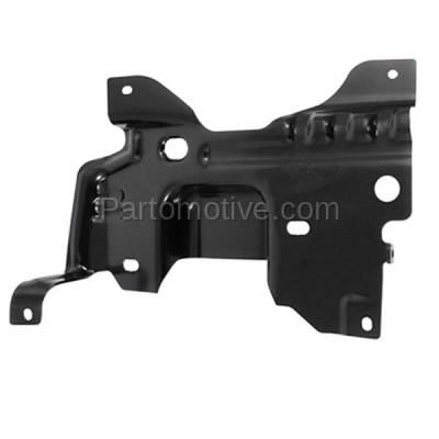 Aftermarket Replacement - BBK-1142L 2009-2014 Ford F150 Lightduty Pickup Truck Front Bumper Face Bar Retainer Mounting Plate Brace Bracket Made of Steel Left Driver Side - Image 1