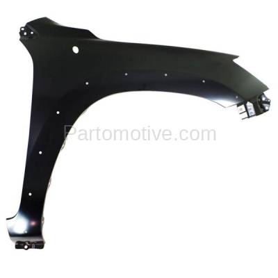 Aftermarket Replacement - FDR-1605RC CAPA 2006-2008 Toyota RAV4 (Japan or North America Built) Front Fender Quarter Panel (with Fender Flare Holes) Steel Right Passenger Side - Image 1
