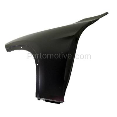Aftermarket Replacement - FDR-1815LC CAPA 2013-2015 BMW X1 (2.0 & 3.0 Liter Engine) Front Fender Quarter Panel (without Turn Signal Light Holes) Steel Left Driver Side - Image 3