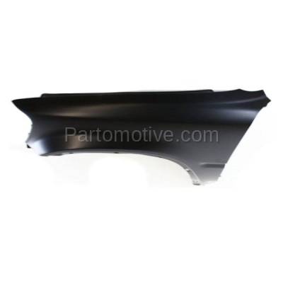Aftermarket Replacement - FDR-1188LC CAPA 1997-2001 Honda CR-V (2.0L) Front Fender Quarter Panel without Side Light Holes (with Molding Holes) Steel Left Driver Side - Image 3