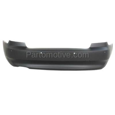 Aftermarket Replacement - BUC-3599RC CAPA 2007-2010 BMW 328i & 328xi (without M Sport Package) Rear Bumper Cover Assembly (with Park Distance Sensor Holes) Primed - Image 1
