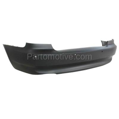 Aftermarket Replacement - BUC-3599RC CAPA 2007-2010 BMW 328i & 328xi (without M Sport Package) Rear Bumper Cover Assembly (with Park Distance Sensor Holes) Primed - Image 2