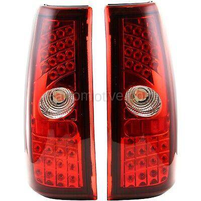 Aftermarket Replacement - KV-STYCV9906LCTL2 Pair LED Tail Light for 99-06 Chevrolet Silverado 1500 LH RH Red/Clear Lens - Image 3