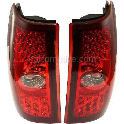 Aftermarket Replacement - KV-STYCV9906LCTL2 Pair LED Tail Light for 99-06 Chevrolet Silverado 1500 LH RH Red/Clear Lens - Image 4
