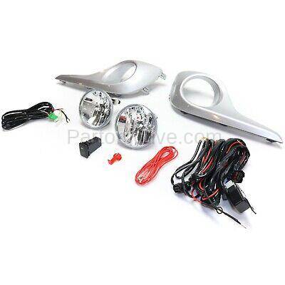 Aftermarket Replacement - KV-STYTY1213FL1 Fog Light Kit For 2012-2013 Toyota Highlander LH & RH Clear Lens - Image 2