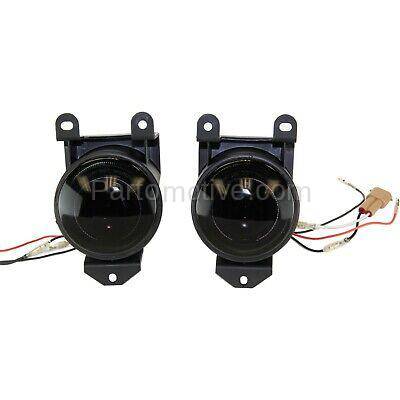 Aftermarket Replacement - KV-STYGM0006FL1 Fog Light Projector Style 2002-2006 GMC Sierra 1500 Pair LH & RH Clear Lens - Image 2