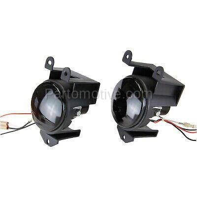 Aftermarket Replacement - KV-STYGM0006FL1 Fog Light Projector Style 2002-2006 GMC Sierra 1500 Pair LH & RH Clear Lens - Image 3