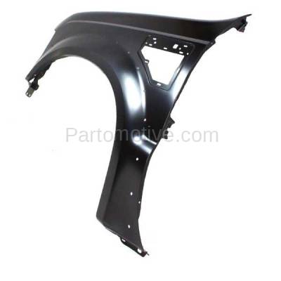 Aftermarket Replacement - FDR-1286LC & FDR-1286RC CAPA 2008-2010 Ford F-Series F450 & F550 Super Duty Truck Front Fender (with Wheel Opening Molding Holes) Left & Right SET PAIR - Image 2
