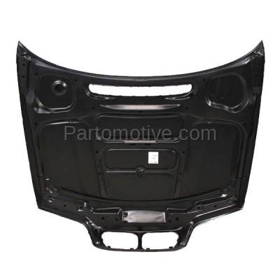 Aftermarket Replacement - HDD-1043C CAPA 1999-2001 BMW 3-Series 320i/323i/325i/325xi/328i/330i/330xi (Sedan & Wagon 4-Door) E46 Front Hood Panel Assembly Primed Steel - Image 3