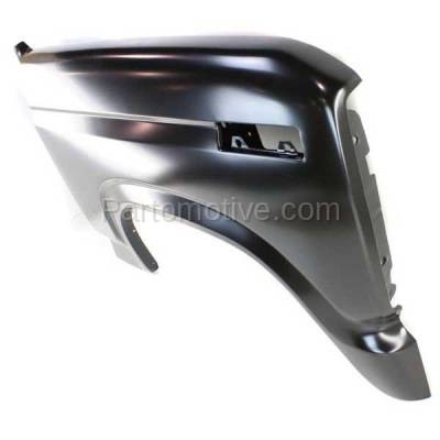 Aftermarket Replacement - FDR-1290RC CAPA 1980-1986 Ford Bronco & F-Series Pickup Truck V6/V8 Front Fender Quarter Panel (without Molding Holes) Primed Steel Right Passenger Side - Image 2