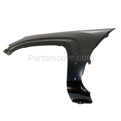 Aftermarket Replacement - FDR-1740L 2016-2020 Toyota Tacoma Pickup Truck (2WD & 4WD) Front Fender (with Wheel Opening Molding Holes) Primed Steel Left Driver Side - Image 3