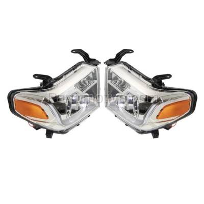 Aftermarket Replacement - KV-STYTY1415PHL1 Headlight Driving Head light Headlamp Driver & Passenger Side LH RH - Image 2