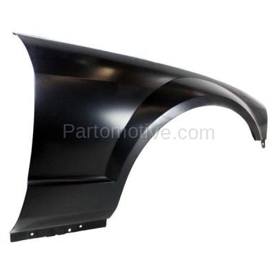 Aftermarket Replacement - FDR-1515RC CAPA 2005-2009 Ford Mustang (4.0L & 4.6L V6/V8 Engine) Front Fender Quarter Panel with Antenna Hole Primed Steel Right Passenger Side - Image 2