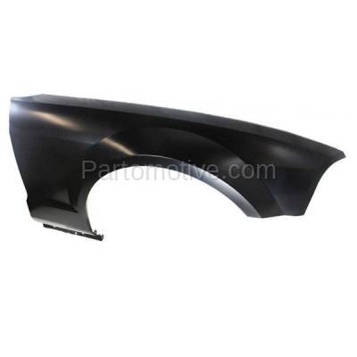 Aftermarket Replacement - FDR-1515RC CAPA 2005-2009 Ford Mustang (4.0L & 4.6L V6/V8 Engine) Front Fender Quarter Panel with Antenna Hole Primed Steel Right Passenger Side - Image 3