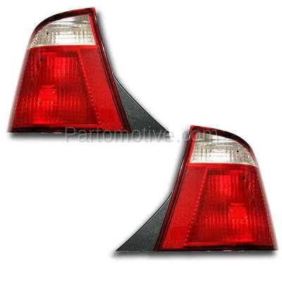 Aftermarket Auto Parts - TLT-1210LC & TLT-1210RC CAPA 2005-2007 Ford Focus (Sedan 4-Door) Rear Taillight Taillamp Assembly Lens & Housing without Bulb PAIR SET Left & Right Side - Image 2