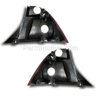 Aftermarket Auto Parts - TLT-1210LC & TLT-1210RC CAPA 2005-2007 Ford Focus (Sedan 4-Door) Rear Taillight Taillamp Assembly Lens & Housing without Bulb PAIR SET Left & Right Side - Image 3