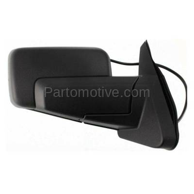 Aftermarket Replacement - LKQ-CH1321267OE 2006-2010 Jeep Commander Rear View Mirror Assembly Power, Manual Folding, Heated Paintable Housing with Glass Right Passenger Side - Image 2