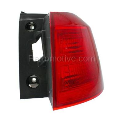 Aftermarket Replacement - LKQ-GM2805105R 2010-2017 GMC Terrain Rear Outer Mounts on Body Taillight Taillamp Assembly (with Bulb) Red Lens with Housing Right Passenger Side - Image 2