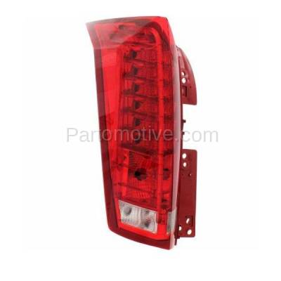 Aftermarket Replacement - LKQ-GM2801255R 2010-2016 Cadillac SRX 3.6L Rear Taillight Taillamp Assembly Halogen (with Bulb) Red & Clear Lens with Housing Right Passenger Side - Image 1