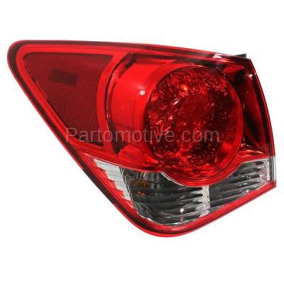 Aftermarket Replacement - LKQ-GM2804107R TYC Taillight Taillamp Rear Tail Light Lamp Driver Side 96828250 GM2804107 - Image 2