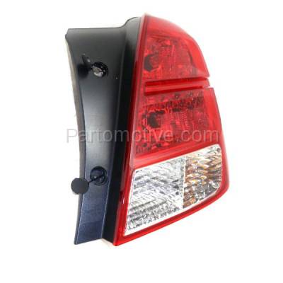Aftermarket Replacement - LKQ-GM2801272R 2013-2019 Chevrolet Trax (LS, LT, LTZ) Rear Taillight Taillamp Assembly Halogen (with Bulb) Red/Clear Lens Right Passenger Side - Image 2