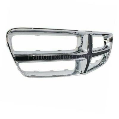 Aftermarket Replacement - LKQ-CH1210109OE 2011-2014 Dodge Charger (6Cyl 8Cyl, 3.6L 5.7L 6.4L Engine) Front Center Grille Assembly Chrome Shell with Black Trim Plastic - Image 2
