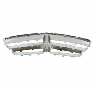Aftermarket Replacement - LKQ-CH1210109OE 2011-2014 Dodge Charger (6Cyl 8Cyl, 3.6L 5.7L 6.4L Engine) Front Center Grille Assembly Chrome Shell with Black Trim Plastic - Image 3