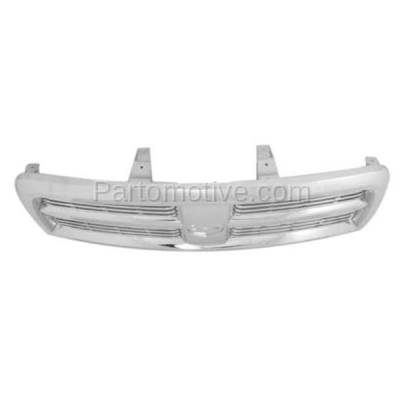 Aftermarket Replacement - LKQ-CH1200335OE 2010-2012 Dodge Ram 2500 3500 Pickup Truck Front Center Face Bar Grille Assembly Chrome Frame Shell & Insert Plastic without Emblem - Image 3
