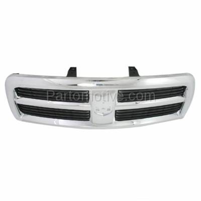 Aftermarket Replacement - LKQ-CH1200336OE 2010-2012 Dodge Ram 2500 3500 Pickup Truck Front Face Bar Grille Assembly Chrome Frame Shell & Black Insert Plastic without Emblem - Image 3