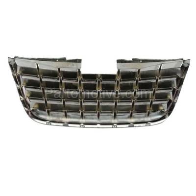 Aftermarket Replacement - LKQ-CH1200309OE 2008-2010 Chrysler Town & Country (Limited, Touring, Walter P. Chrysler Signature Series) Front Grille Assembly Chrome Shell Gray Insert Plastic - Image 3