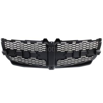Aftermarket Replacement - LKQ-CH1200339OE 2011-2014 Dodge Charger (Sedan 4-Door) Front Center Face Bar Grille Insert Assembly Textured Black Plastic without Emblem - Image 1