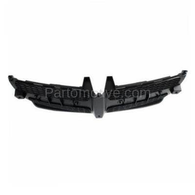 Aftermarket Replacement - LKQ-CH1200339OE 2011-2014 Dodge Charger (Sedan 4-Door) Front Center Face Bar Grille Insert Assembly Textured Black Plastic without Emblem - Image 3