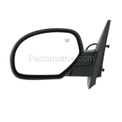 Aftermarket Replacement - LKQ-GM1320325OE 2007-2013 Chevrolet Silverado & GMC Sierra & 2007-2014 Tahoe & Yukon Rear View Mirror Power, Heated, Manual Folding Left Driver Side - Image 1