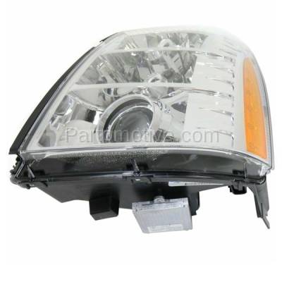 Aftermarket Replacement - LKQ-GM2502291OE 2007-2009 Cadillac Escalade & Escalade EXT (1st Design) Front Composite Headlight Headlamp Xenon (HID) Assembly Left Driver Side - Image 2