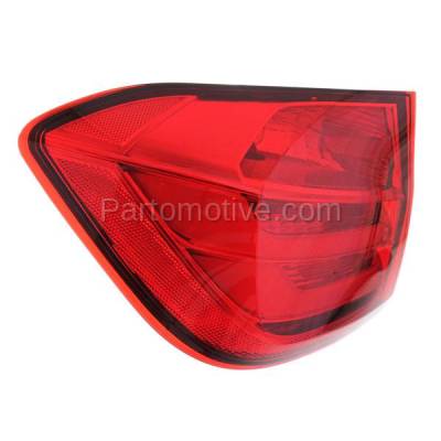 Aftermarket Replacement - LKQ-BM2804104R 2012-2015 BMW 3-Series/ActiveHybrid 3/M3 (Sedan 4-Door) Rear Outer Taillight Taillamp Tail Light Stop Lamp Assembly Left Driver Side - Image 2