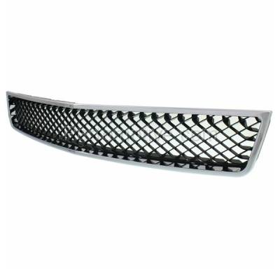Aftermarket Replacement - LKQ-GM1200553OE 2007-2014 Chevrolet Avalanche, Suburban, Tahoe (For Models without Off Road Package) Front Grille Assembly Chrome Shell Black Insert - Image 2