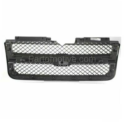 Aftermarket Replacement - LKQ-GM1200549OE 2006-2009 Chevrolet Trailblazer LT (6Cyl 8Cyl, 4.2L 5.3L Engine) Front Center Grille Assembly Paint to Match (with Chrome Molding) Plastic - Image 3