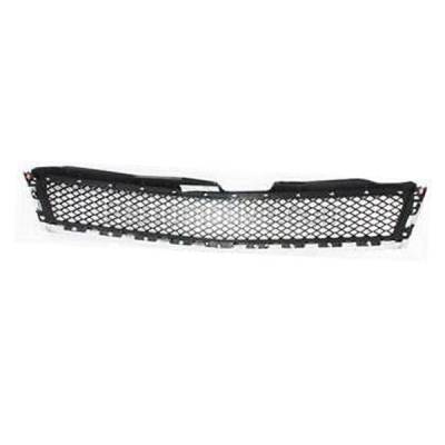 Aftermarket Replacement - LKQ-GM1200615OE 2009-2012 Chevrolet Traverse (3.6 Liter V6 Engine) Front Center Grille Assembly Chrome Shell with Painted Black Insert Plastic - Image 3