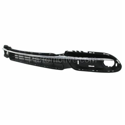 Aftermarket Replacement - LKQ-CH1036117OE 2011-2016 Chrysler Town & Country (3.6L V6 Engine) Front Lower Bumper Cover Face Bar Grille Assembly Textured Black with Chrome Molding - Image 2